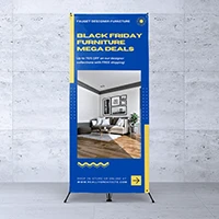 X-Banner L 120x210cm - 